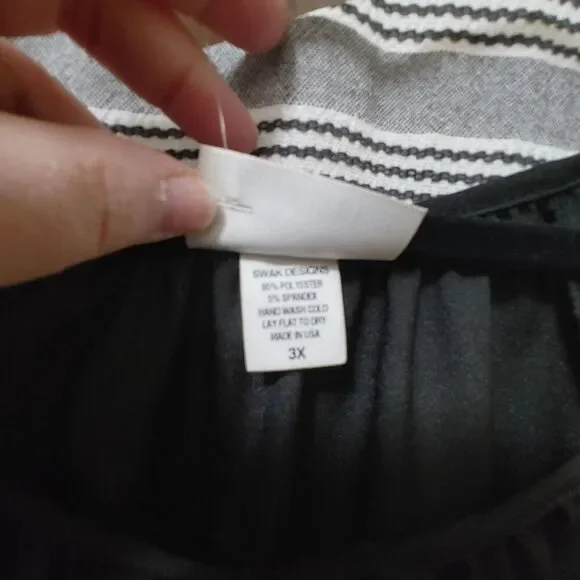 SWAK Marissa Top Blouse 3X NWT made in USA - Picture 2 of 4